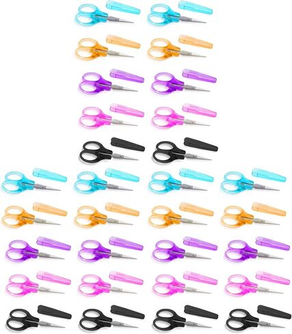 10 Pcs Mini Detail Craft Scissors, Stainless Steel, 3.5" in Saudi Arabia