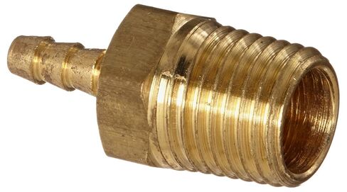 أندرسون ميتالز 57001 تركيب خرطوم نحاسي، محول، 3/8 بوصة بارب × 3/8 بوصة NPT ذكر الأنابيب in Kuwait