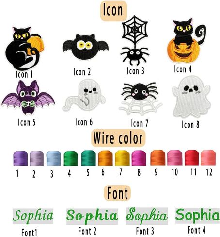 Personalized Halloween Candy Bag with Embroidered Name Custom Trick or Treat Bucket for Kids Reusable Fabric Halloween Basket Cute for Boys Girls Halloween Party Supplies in Kuwait