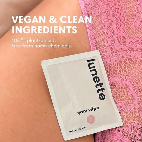 Lunette Intimate Wipes, Wet Wipes for When Life Gets Messy, 50 Ct Pack in Saudi Arabia