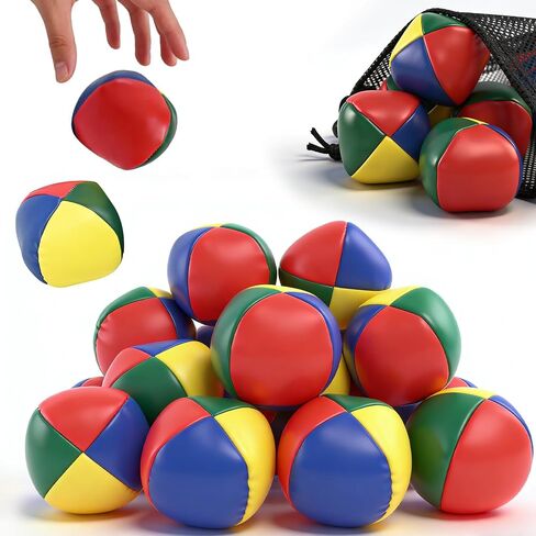 ddseexhe12 Pcs 2" Juggling Balls for Beginners,Four Sided Leather Matching in Saudi Arabia