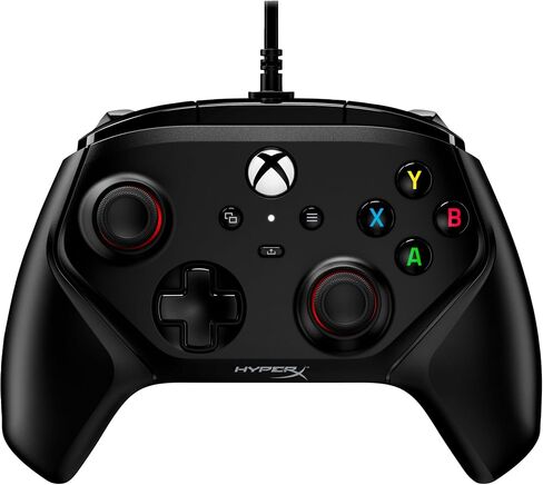 HyperX Clutch Gladiate – وحدة تحكم سلكية لأجهزة Xbox One، وXbox Series X|S، والكمبيوتر الشخصي، مرخصة رسميًا من Xbox، وأقفال تشغيل مزدوجة، وأزرار قابلة للبرمجة، ومحركات مزدوجة in Kuwait