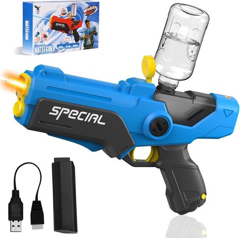 Pakoo Electric Water Gun for Adults Kids, 32FT Long Range & LED Lights in Saudi Arabia