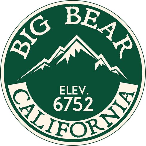 Big Bear California Lake Sticker Decal Stickers CA (3") in Kuwait