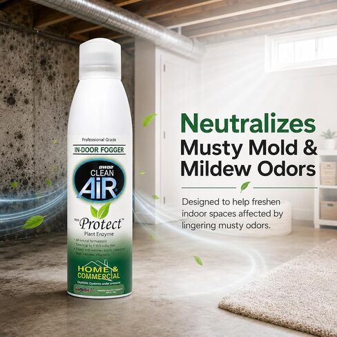 Protect™ Home & Commercial Mold-Treatment Plant-Based Mold-Odor Remover Fogger Treatment - eco-friendly solution for a safer and healthier living and working space (8 oz.) in Kuwait