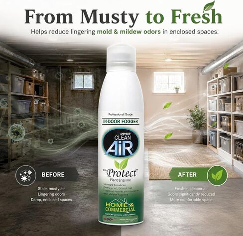 Protect™ Home & Commercial Mold-Treatment Plant-Based Mold-Odor Remover Fogger Treatment - eco-friendly solution for a safer and healthier living and working space (8 oz.) in Kuwait