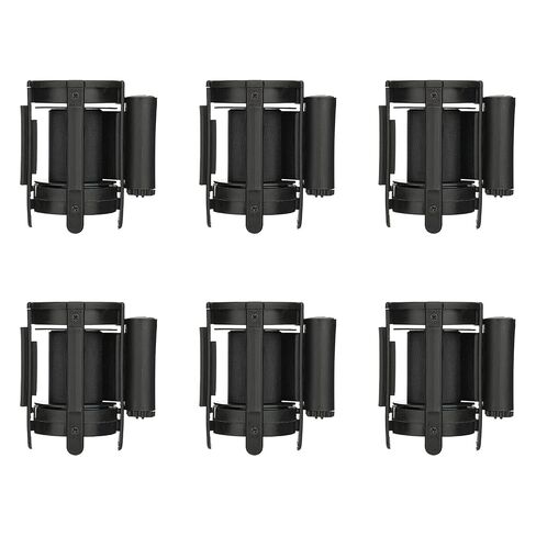 DuraSteel Replacement Stanchions Belt Head Cassette - 6.5 Feet Red Retractable Belt Barrier Replacement - Easy Assembly Crowd Control Safety Barrier - Movie Theater Line Dividers - 6 Count in Kuwait