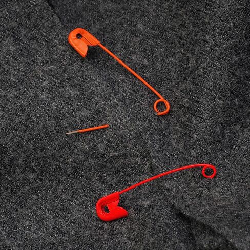 38mm Safety Pins, 120Pcs Multicolored Metal Safety Pins Bulk, Rust-Resistant Clothing Tag Pins with PP Box, Versatile for Sewing, Crafting, Quilting, DIY Projects & Fashion Accessories in Saudi Arabia
