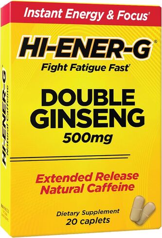 Hi-EnerG Triple Ginseng Energy Supplement, 500 mg, 20 servings in Kuwait
