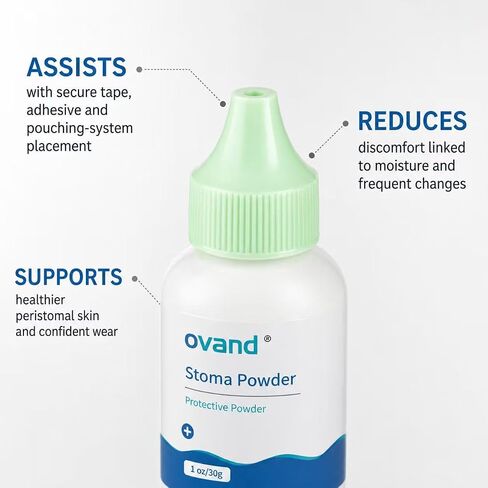 Stoma Powder，Protects Skin Keep Dry Ostomy Powder (2 Bottles) in Kuwait