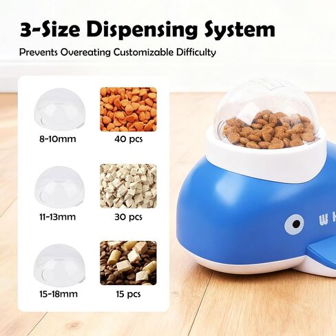 PAWISE Interactive Whale Dog Puzzle Toy & Cat Slow Feeder Food Dispenser in Kuwait