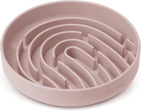 Coomazy Slow Feeder Dog Bowls, Silicone Anti Choking Puzzle Dog Food Bowl in Saudi Arabia