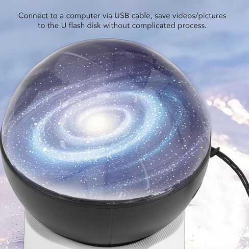 Memory Sphere Lamp, 2.76 Inch 3D Crystal Ball Video Player with 4GB Memory for Uploadable Videos Photos Music, Unique Birthday Friends Couples in Kuwait