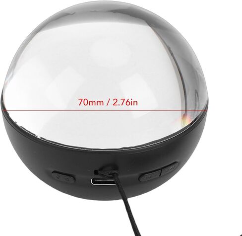 Memory Sphere Lamp, 2.76 Inch 3D Crystal Ball Video Player with 4GB Memory for Uploadable Videos Photos Music, Unique Birthday Friends Couples in Kuwait