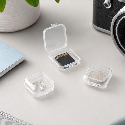 6 PCS Plastic Clear Ear Plug Case, 1.8cm Mini Thicken Earplug Holder Case in Kuwait