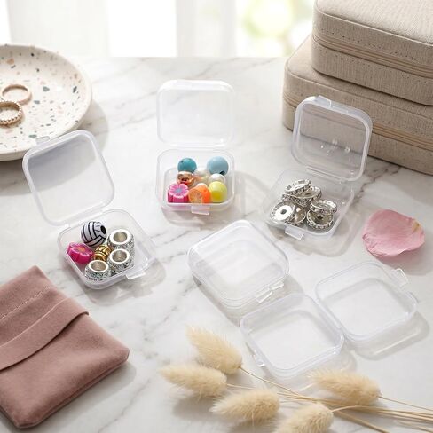6 PCS Plastic Clear Ear Plug Case, 1.8cm Mini Thicken Earplug Holder Case in Kuwait