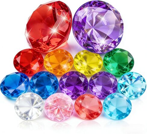 MARFOREVER 38 Pcs Pool Toys 36 Diving Gems for Kids Colorful Diamond in Kuwait