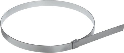 BAND-IT CP16S9 5/8" Wide x 0.025" Thick 4" Diameter, 201 Stainless Steel Center Punch Clamp (Pack of 25) in Kuwait