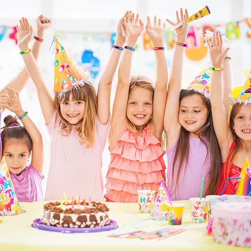Happy Birthday Rubber Bracelets Colored Silicone Stretch Wristbands for Birthday Party Supplies Favors 30 Pack rubber bracelets for kids&teens Party Favor Sets in Kuwait