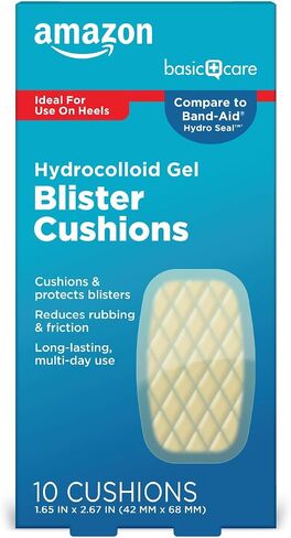 All Health Extreme Hydrocolloid Gel Blister Cushion Bandages, 1.65 in x 2.67 in, 10 ct | Long Lasting Protection Against Rubbing and Friction for Blisters in Saudi Arabia