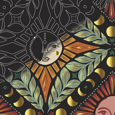 Brea Reese Scratch Art Paper Pad - Sun & Moon Metallic DIY Craft Kit in Saudi Arabia