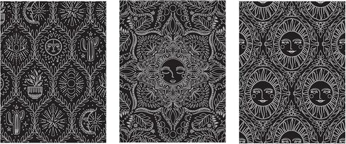 Brea Reese Scratch Art Paper Pad - Sun & Moon Metallic DIY Craft Kit in Saudi Arabia