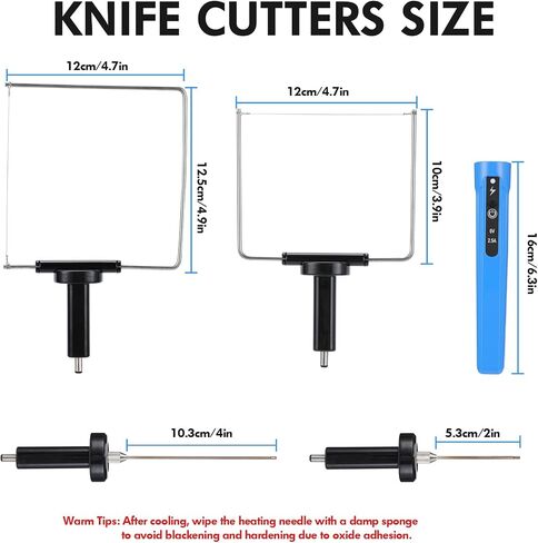 Jhua Hot Wire Knife Foam Cutter Tool Set 4-in-1 Styrofoam Cutter Electric Foam Cutting Tool with 4 Cutting Machine Pen for Arts Handcraft DIY in Saudi Arabia