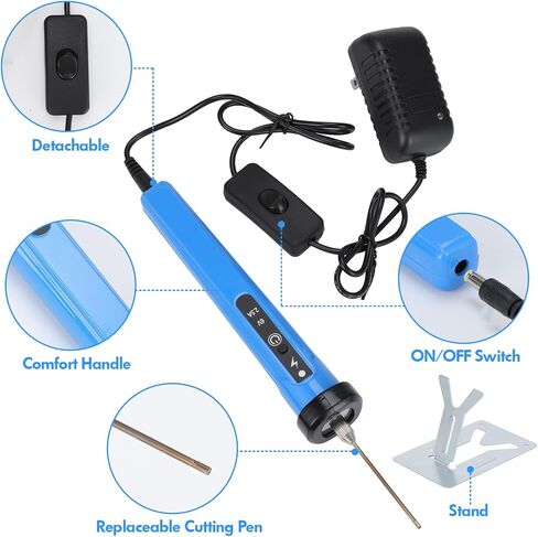 Jhua Hot Wire Knife Foam Cutter Tool Set 4-in-1 Styrofoam Cutter Electric Foam Cutting Tool with 4 Cutting Machine Pen for Arts Handcraft DIY in Saudi Arabia