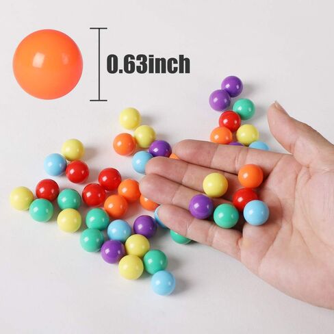 Game Replacement Balls for Chinese Checker,60 Pcs Solid Color Replacement Marbles for Marble Run, Marbles Game,DIY Decoration(5/8 Inch/6 Colors) in Kuwait