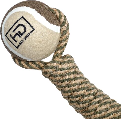 Tennis Ball Rope Toy for Dogs, 2-in-1 Fetch & Tug Chew Toy, Tug of War Toy in Saudi Arabia