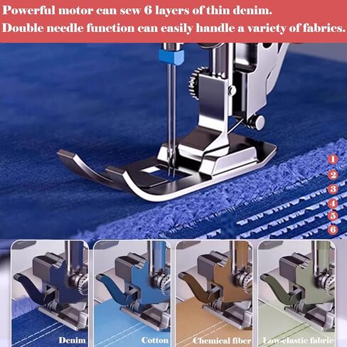Sewing Machine for Beginners with Extension Table, Portable Mini in Kuwait