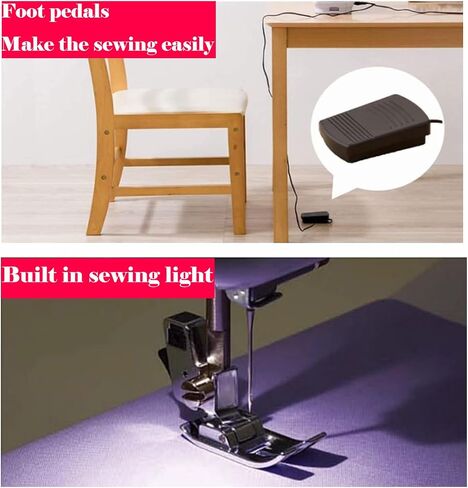 Sewing Machine for Beginners with Extension Table, Portable Mini in Kuwait