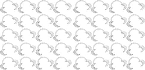 EZGO 20 Pieces (Size M) C-Shape Teeth Whitening Cheek Retractor, Autoclavable Dental Mouth Opener, Disposable Dental Lip Cheek Retractor for Mouthguard Challenge Game in Kuwait