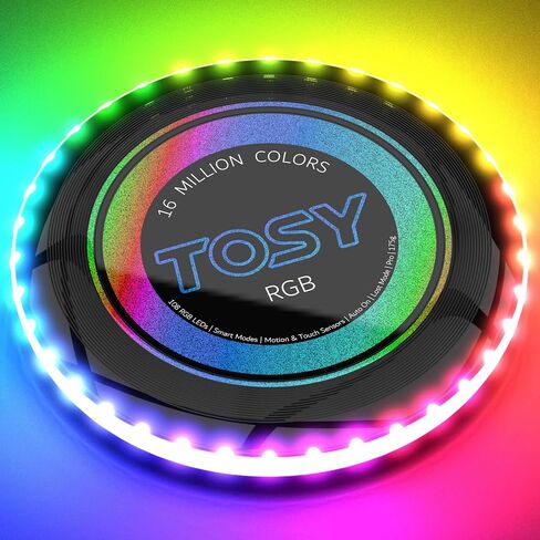 TOSY Bundle of 3 - Frisbee 108 LEDs - 2X RGB Black + RGB White in Kuwait