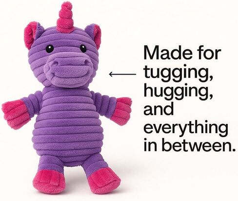 Jalousie Plush Toys Assortment Value Bundle Puppy Pet Mutt Squeak Toy for Medium Large Dogs (5 Pack Corduroy) in Kuwait