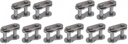 uxcell 5Pcs #50 Chain Master Connector Link Roller, 5/8" Pitch Carbon Steel, Standard Connecting Split Links for 10A Chain in Kuwait