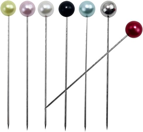 Long Quilting Pins 500 Pcs,1.75 Inch,Large Glass Heads in Kuwait