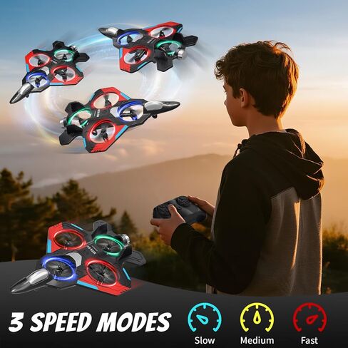 4DRC RC Planes for Kids Adults,Red,4 Batteries with Carring Case in Saudi Arabia