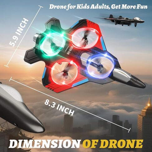4DRC RC Planes for Kids Adults,Red,4 Batteries with Carring Case in Saudi Arabia