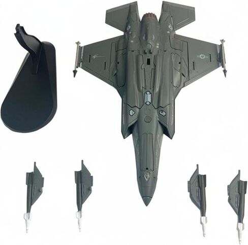 Simhoa Aircraft Display F 35A Jet Model Airplane Model Fighter Model Static Model with Precision Alloy Construction and Removable On Display Base Suitable in Kuwait