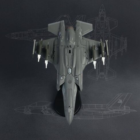Simhoa Aircraft Display F 35A Jet Model Airplane Model Fighter Model Static Model with Precision Alloy Construction and Removable On Display Base Suitable in Kuwait