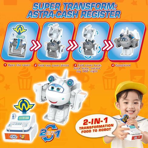 Super Wings 5" Transforming Jett Airplane Robot & Paul Astra Toys in Saudi Arabia