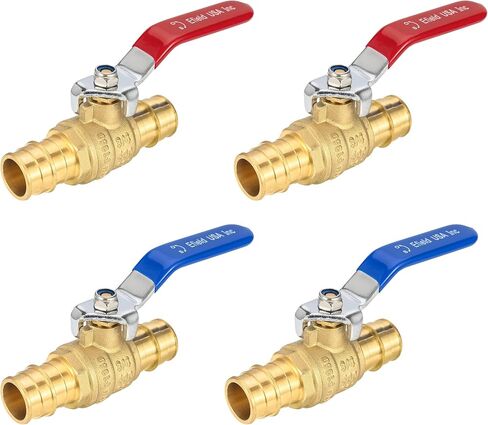 (عبوة من 10) صمام كروي نحاسي للتمدد البارد Pex-A EFIELD مقاس 1/2 بوصة × 1/2 بوصة للمياه الساخنة والباردة، ومياه الشرب، ومعتمد من ASTM F1960، ومعتمد من cUPC (10) in Kuwait