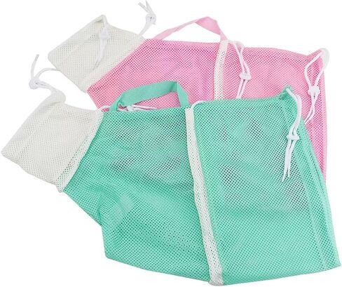 Cat Bag for Bath Adjustable Breathable Mesh Pet Restraint Bag for Bath Nail Trim Medicine and Vet Visits Escape Proof Wash Bag Pink in Kuwait