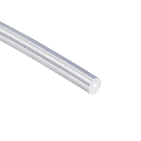 أنابيب سيليكون Uxcell 1/32 بوصة (1 مم) معرف × 5/32 بوصة (4 مم) OD 16 قدم (5 م) أنبوب مطاط السيليكون خرطوم هواء أنابيب المياه لنقل المضخة شفاف in Kuwait