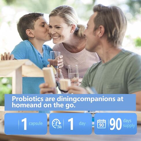 OMOGS Probiotics 120 Billion CFUs 18 Strains,3Prebiotics,Probiotics Capsule Suppment Helps Support Digestive & Gut Health, Immune Strength & Absorb Nutrition, 60 Capsules (60 Day Supply) in Kuwait