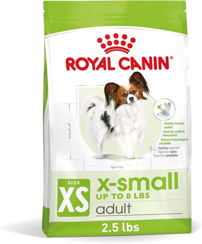 Royal Canin Size Health Nutrition X-Small 7+ Adult Dry Dog Food, 2.5 lb Bag in Kuwait