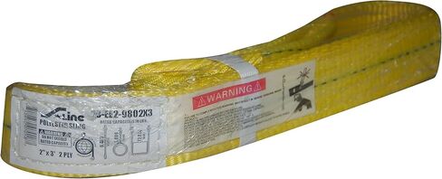 Ancra Cargo 20-Ee2-9802X10-2" X 10' Eye-to-Eye Polyester Lifting Sling, 2-Ply W/Tapered Loops in Kuwait