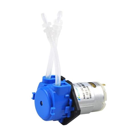 Low flow peristaltic pump 12V dc Kamoer NKP DIY liquid small dosing pump for aquarium lab analytical 3mm ID x 5mm OD Blue in Kuwait