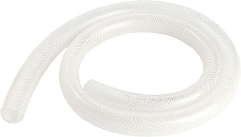 3/4'' ID × 1'' OD - 10 أقدام خرطوم مضفر شفاف من البلاستيك من الفينيل، أنبوب PVC المقوى المرن عالي الضغط لنقل الماء والهواء والزيت، خالٍ من مادة BPA وغير سام in Kuwait